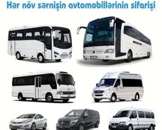 Gəzintilərə Avtobus Sifarişi