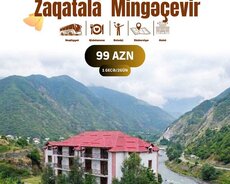 Zaqatala Qax Şəki Oğuz Mingəçevir turu