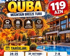 Qidalanma daxil Quba Mountain Breeze turu
