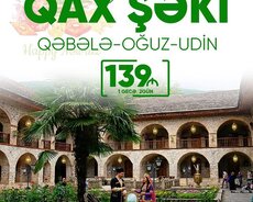 2 günlük Qax Şəki Oğuz Qəbələ turu