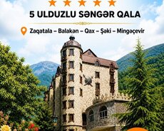 2 günlük Zaqatala Balakən Qax Şəki turu