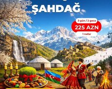 Qidalanma daxil Quba Şahdağ turu (3gunlük)