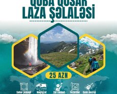 Quba Qusar Laza şəlaləsi