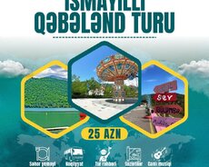 Hər həftəsonu İsmayıllı Qəbələ Qəbələnd turu
