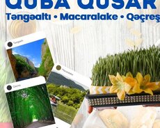 2 günlük Quba Qusar Təngəaltı turu