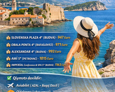 Montenegro Turları endirimlə