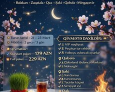 Balakən Zaqatala Qax Şəki Qəbələ Mingəçevir turu