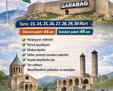 Şuşa• Xankəndi • Xocalı • Ağdam • Əsgəran turu