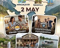 Bakı İsmayıllı Qəbələ Oğuz Şəki Mingəçevir Turu