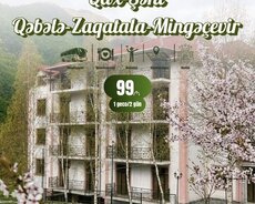 Qəbələ – Şəki – Qax – Zaqatala – Mingəçevir