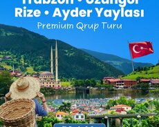 Vip Trabzon-uzungöl-rize- Ayder yaylası qrup turu