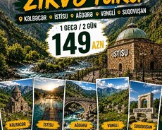 2 günlük Kəlbəcər Ağdərə Suqovuşan turu