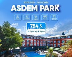 Antalya Turları 30.05.2026 İlkin ödəniş 227 usd