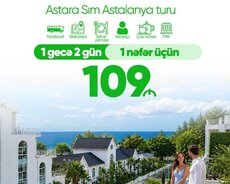 1 Gecə 2 Günlük Astara Lənkəran Lerik turu