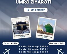 Hisar Tour ilə 2026 Ümrə Ziyarəti