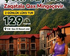 5* El Resort hoteldə Zaqatala Qax Şəki turu