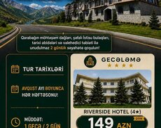 2 günlük Kəlbəcər Suqovuşan Ağdərə turu