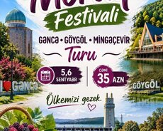 Moruq Festivalı *Göygöl Maralgöl Mingəçevir Turu