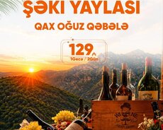 Şəki Yaylası Qax Oğuz Qəbələ Turu