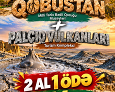 Qobustan + Palçıq vulkanları