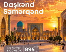 daskend semerqend Özbəkistan qrup turu