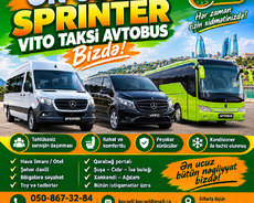 Sprinter, Vito hər saya uyğun bütün avtobuslar