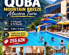 3 Günlük Quba Mountaın Breeze Macəra Turu