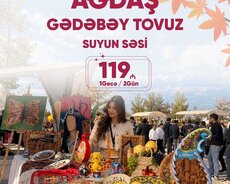 Zəfər bayramına özəl Ağdaş Tovuz Gədəbəy turu