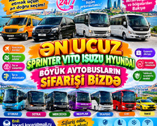 Sprinter, Vito, Avtobus, Taksi sifarişi
