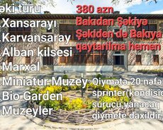 bakidan Şəkiye tur teskili travel