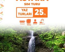 1 günlük Astara sim turu