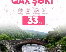 1 günlük Qax Şəki turu