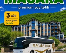 3 günlük premium Quba Macəra Lake Park turu