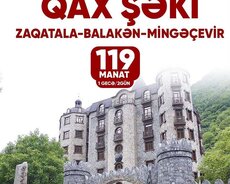5* hoteldə Zaqatala Balakən Qax Şəki turu